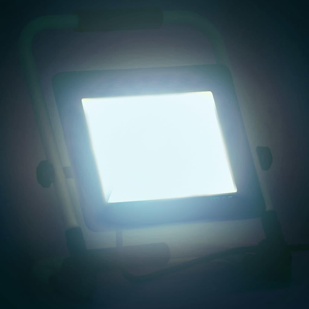 vidaXL LED-flitser met handgreep, 100W, koelwit