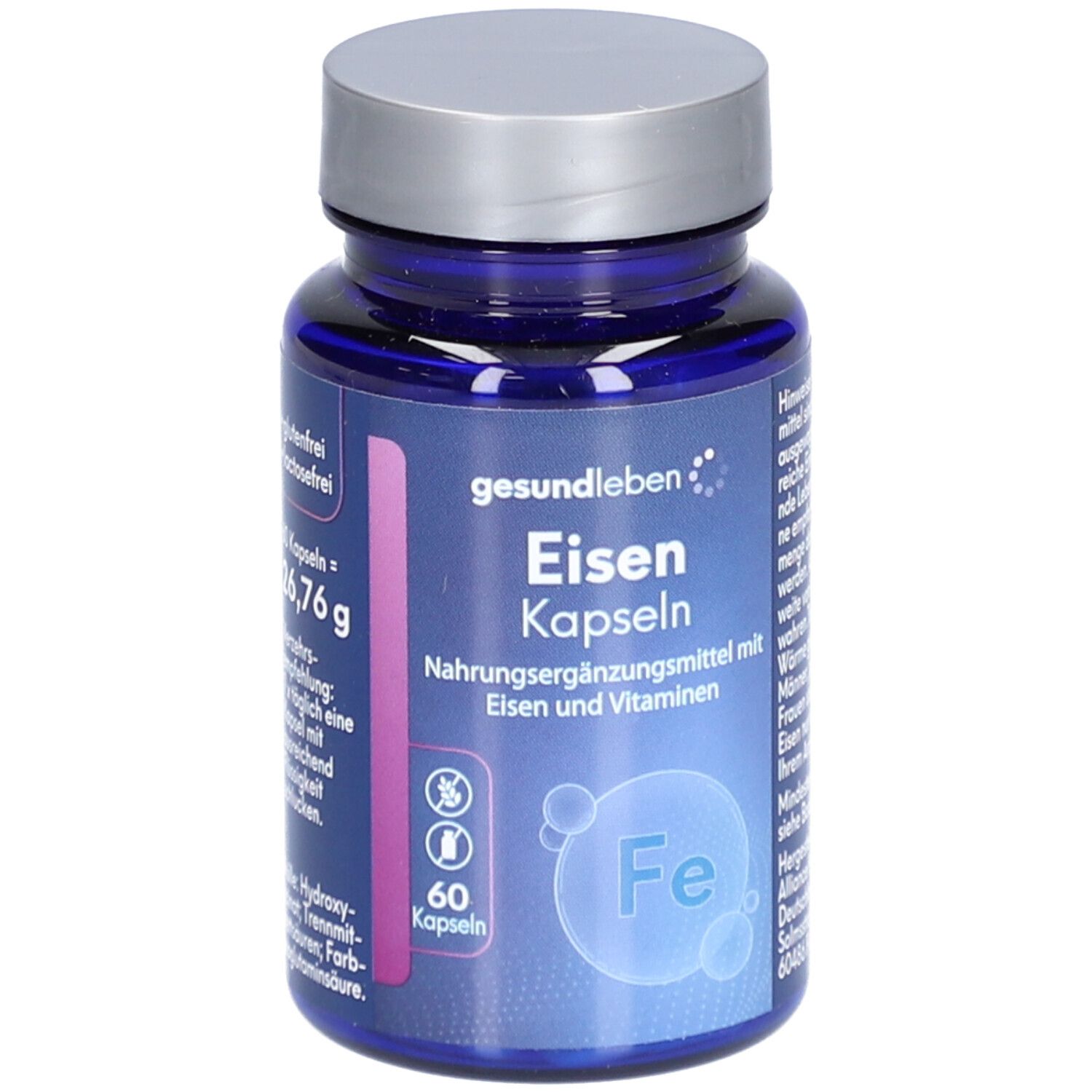 Gesund Leben Eisen 15 mg Kapseln 60 St