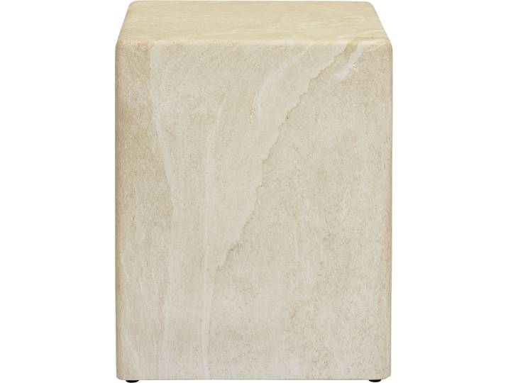 Beistelltisch Tio marmoriert gelb Zement B 35 H 45 cm