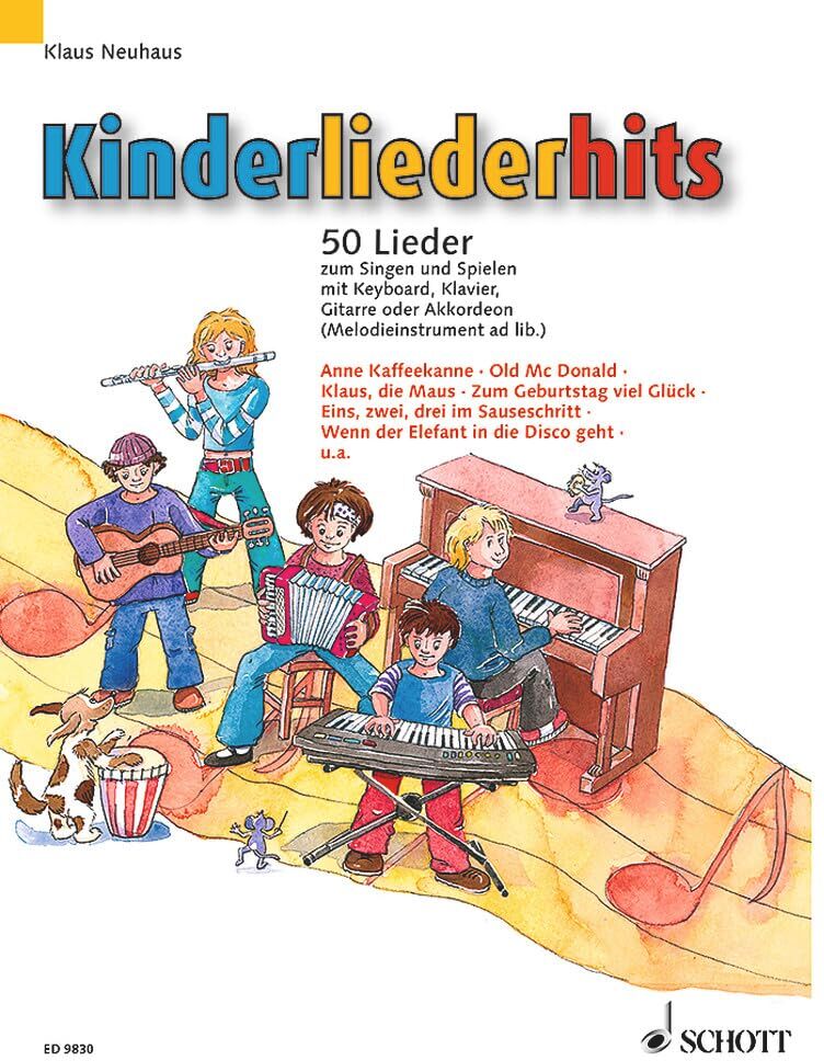 Klaus Neuhaus - Kinderliederhits: 50 Lieder zum Singen und Spielen. Gesang und Klavier, Keyboard, Gitarre oder Akkordeon (Melodie-Instrument ad libitum). - Preis vom 05.10.2026 03:47:11 h