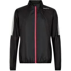 Newline, Damen, Laufjacke, visio wind (L), Schwarz, Pink, L