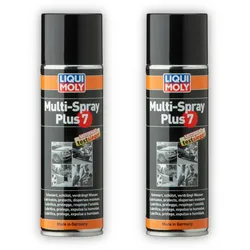 2x Schmiermittel LIQUI MOLY 3304 Multi-Spray Plus 7 Fett Spray 300 ml