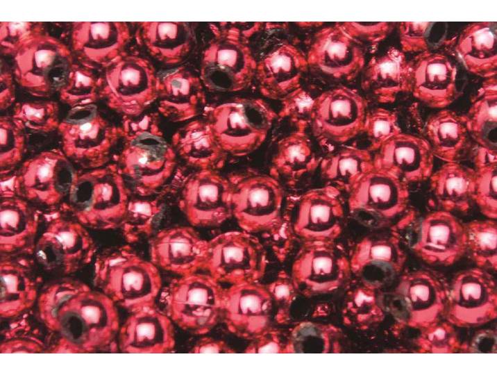 Glorex Dekoperlen Rot 10 mm 75 g