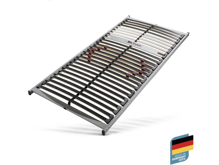 Lattenrost BESPORTS Lattenrost Duo Powerflex NV, Lattenrost in verschiedenen Grössen 90x200 , schwarz, B:80cm H:4,5cm L:200cm, Lattenroste, Lattenrost