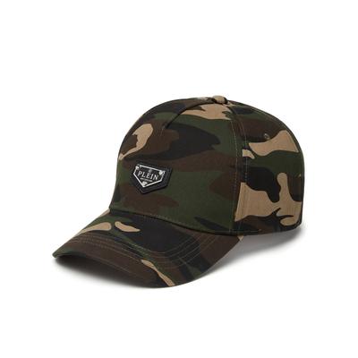 Baseball Cap PHILIPP PLEIN "Baseballkappe", Jungen, grün (65, military), Caps