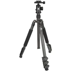 Sirui ET-1204+E-10 (Carbon), Stativ, Schwarz, Grau