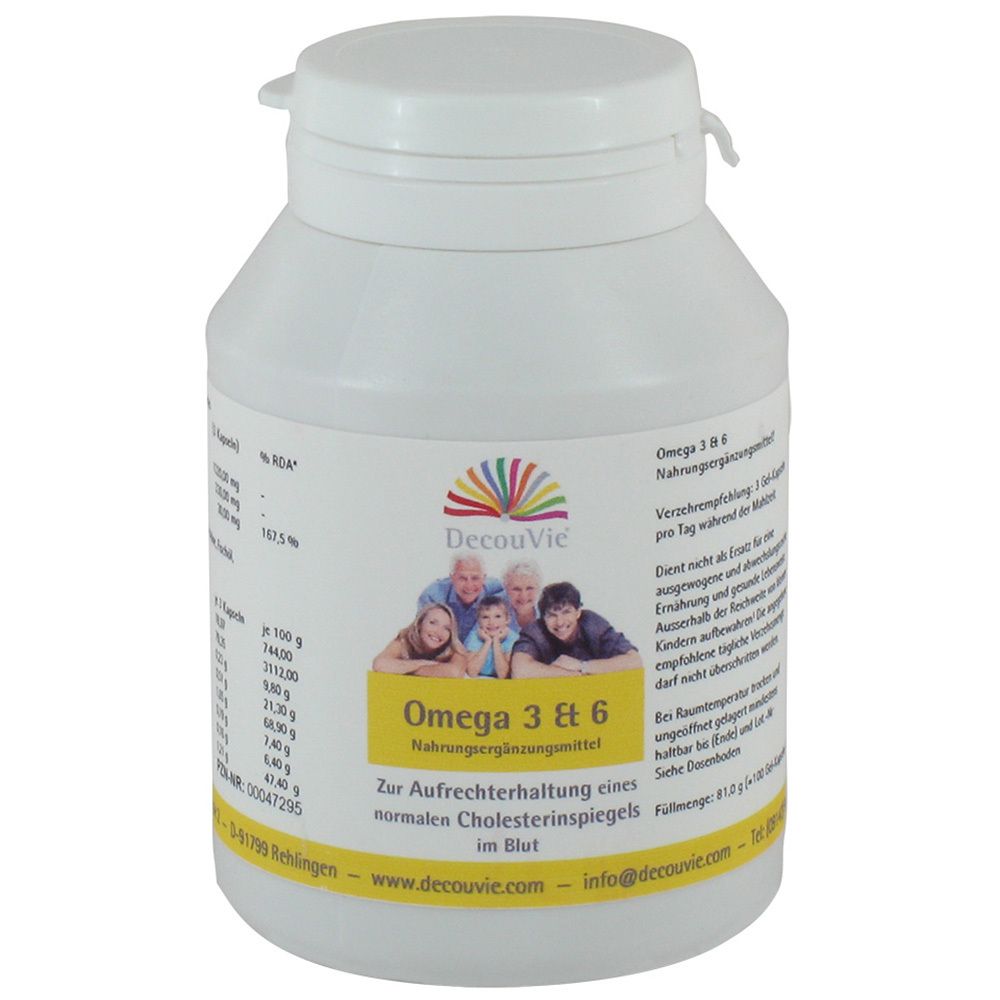 Omega-3 & 6 Kapseln 100 St