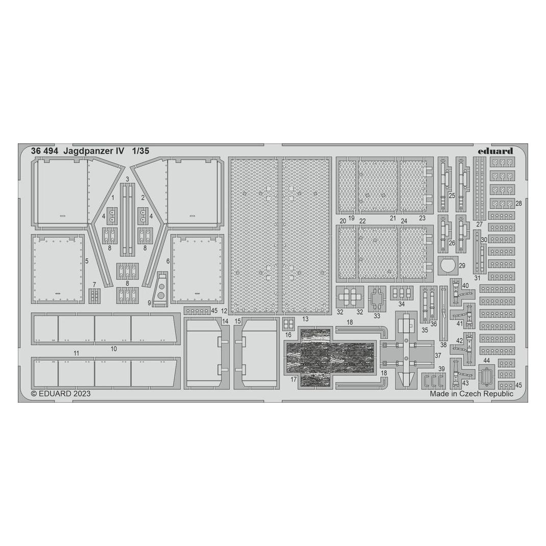 Eduard Jagdpanzer IV for BORDER MODEL (36494)
