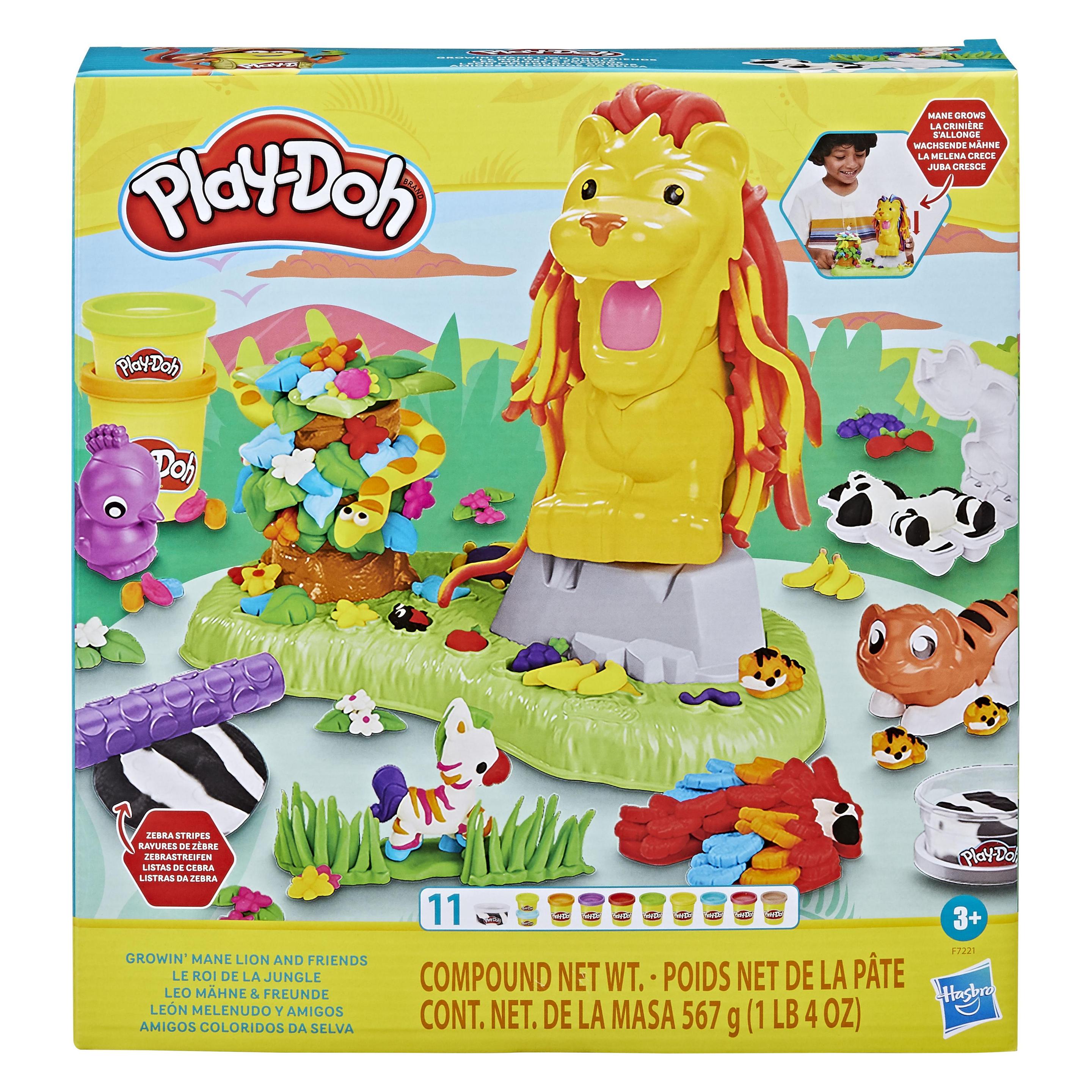 Play-Doh Growin' Mane Lion & Friends (F72215L0)