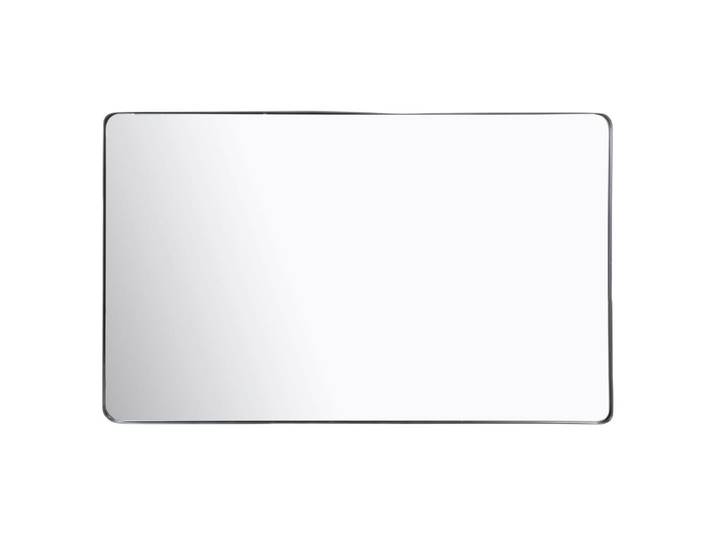 Spiegel mit schwarzem Metallrahmen, 165x100