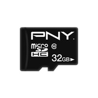 PNY Performance Plus 32 GB microSDHC Speicherkarte (C10) Schwarz P-SDU32G10PPL-GE