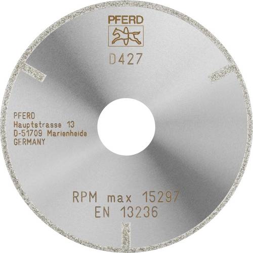 PFERD TOOLS 68410238 D1A1R 100-2-22,23 D 427 GAG Diamanttrennscheibe Durchmesser 100mm Bohrungs-Ø 22.23mm Duroplast, Technische