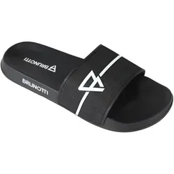 BRUNOTTI Herren Badeslipper Porto, Größe 42 in Schwarz Schwarz