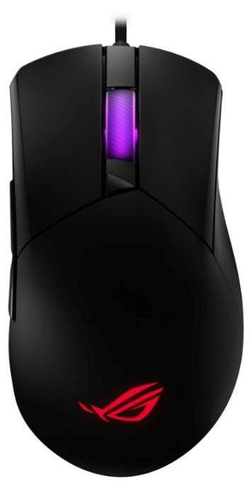 ASUS ROG Gladius III Core optische gamingmuis voor rechtshandigen, 12000 DPI, zwart
