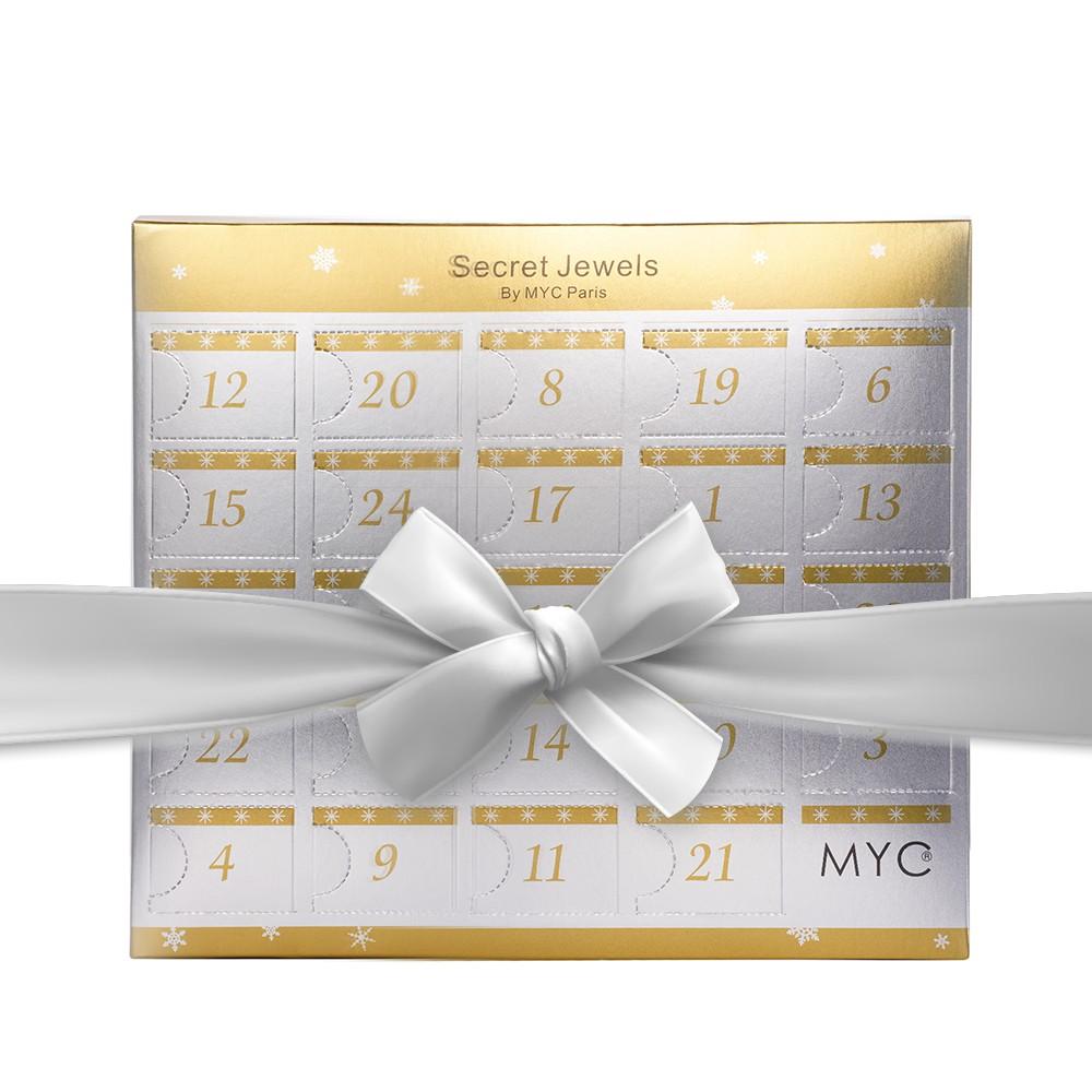 Adventskalender 13 juwelen en 11 parels - Destiny - Zilver en Kristal