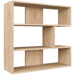 Bücherregal Molly ca. 94x89x30 cm Eichefarben