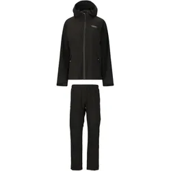 Weather Report Gust AWG Allwetter-Set (Regenjacke + Regenhose) Damen 1001 - black 38