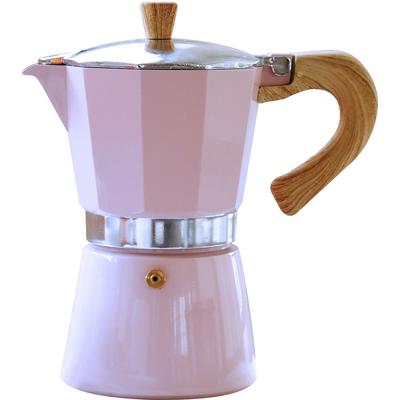 Espressokocher GNALI & ZANI "Venezia", rosa (hellrosa), 3, Kaffeemaschinen, Induktion, rosa