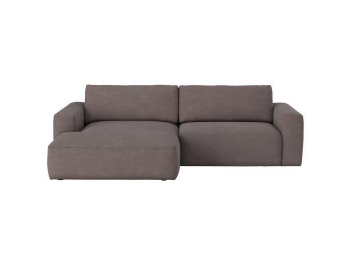 Mid.you Ecksofa, Taupe, Kunststoff, 4-Sitzer, L-Form, 283x175 cm, Wohnzimmer, Sofas & Couches, Wohnlandschaften, Ecksofas