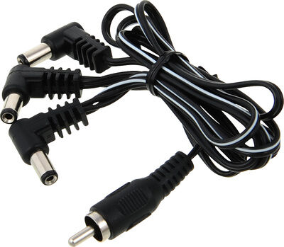 Cioks 1533 3-way daisy chain Flex 1 Schwarz