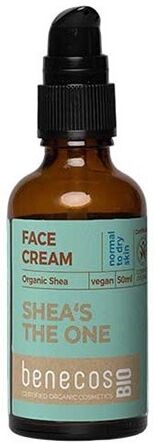 Benecos Bio Facial Cream for Normal and Dry Skin Shea 50 ml