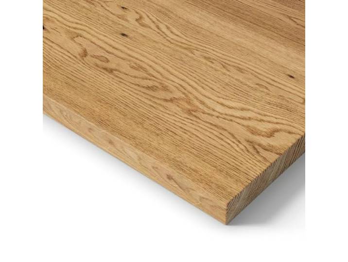 Ergotopia Eiche Echtholz Tischplatte 160 cm, ideal für höhenverstellbare Schreibtische, gefertigt in Deutschland - 2,5 cm Massivholz Platte Bürotischplatte Schreibtischplatte