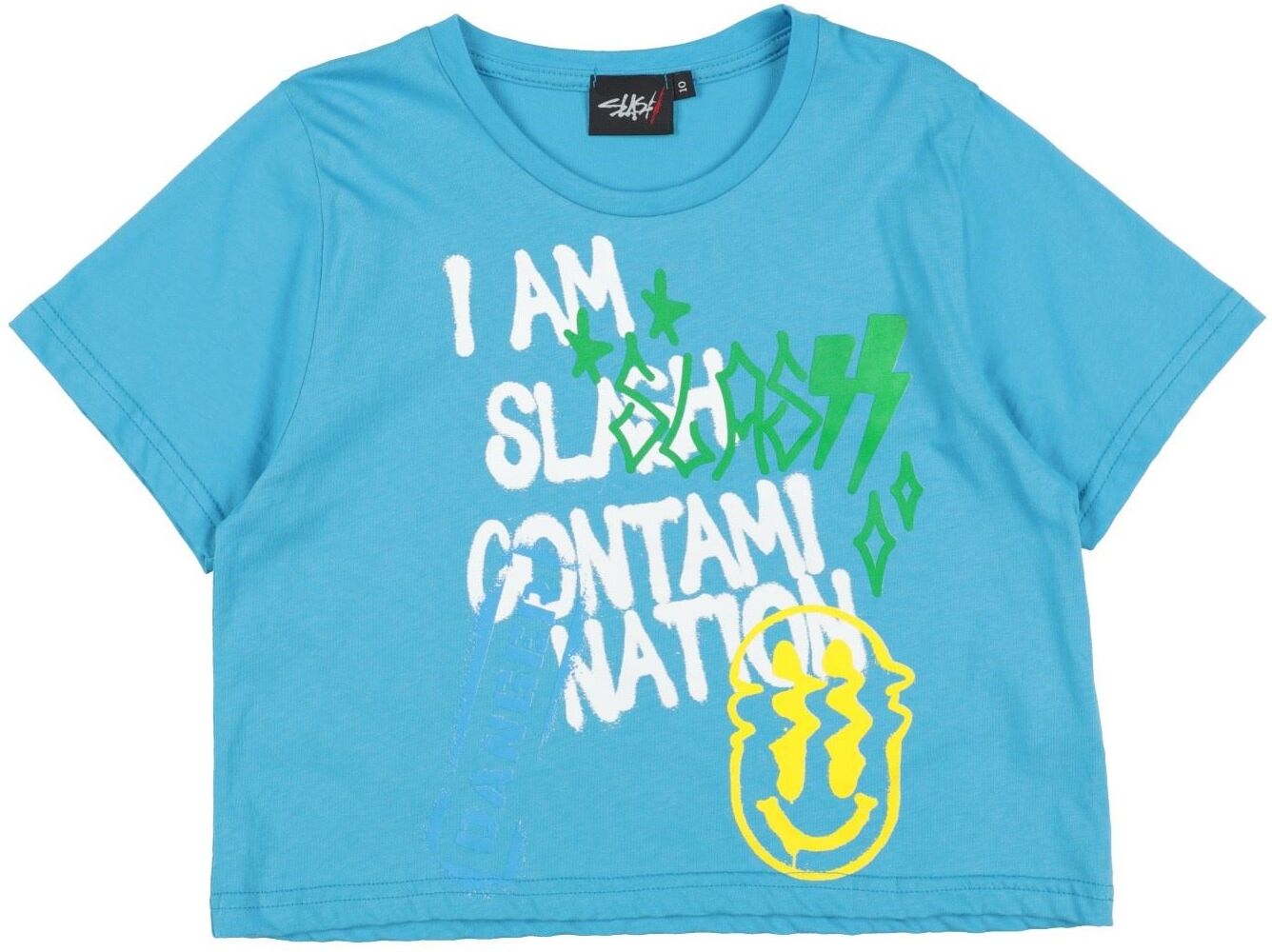Slash I Am Want I Am Camiseta Niño Azul celeste 10,12,16 Niño