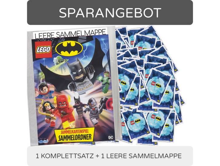 LEGO® Sammelkarte LEGO Batman 2019 Trading Cards Komplettsatz + leere Sammelmappe DE