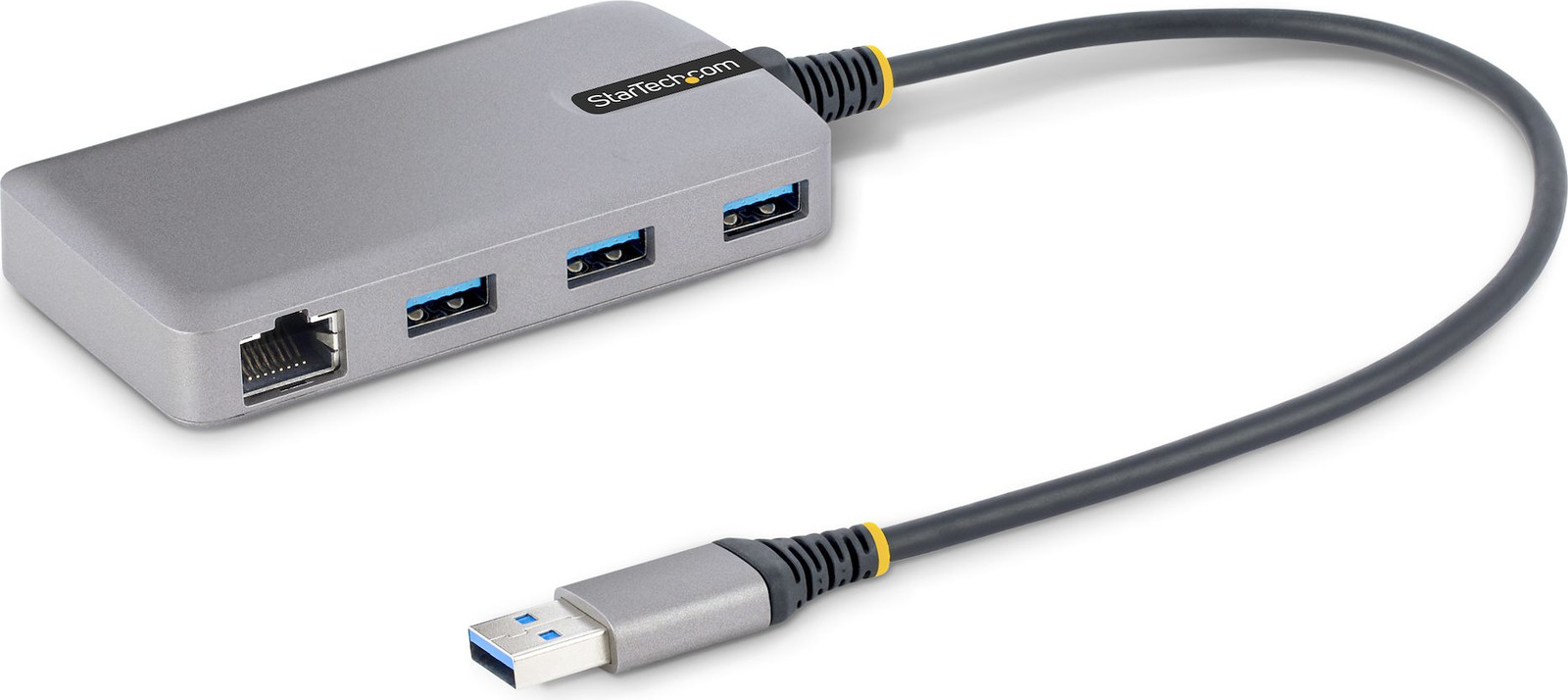 StarTech.com USB-hub met 3x USB-A poorten en Gigabit Ethernet RJ45, USB 3.0 5Gbps, 30 cm kabel, 5G3AGBB-USB-A-HUB
