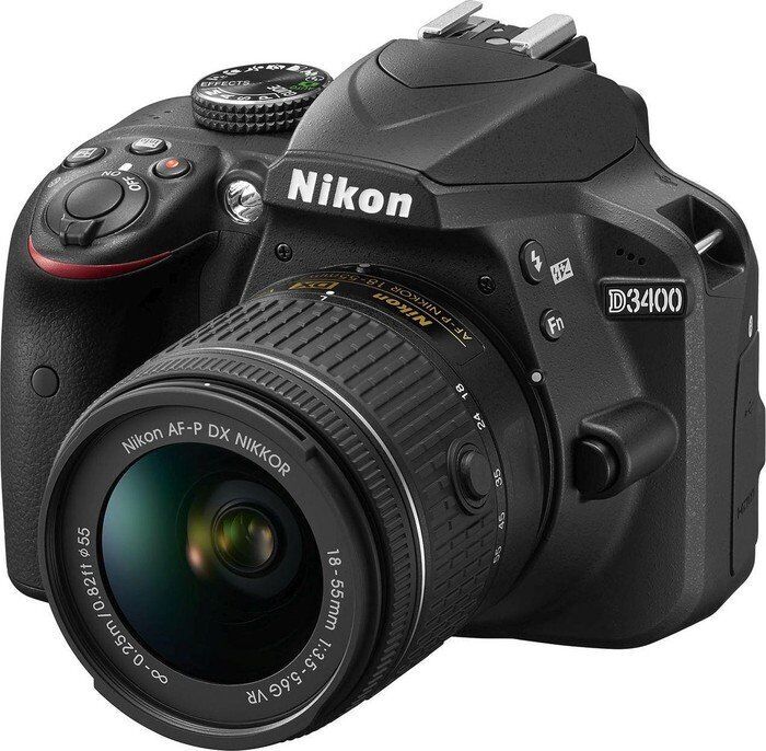 D3400   Nikon AF-P VR DX 18-55mm 3.5-5.6G   Noir - Refurbished