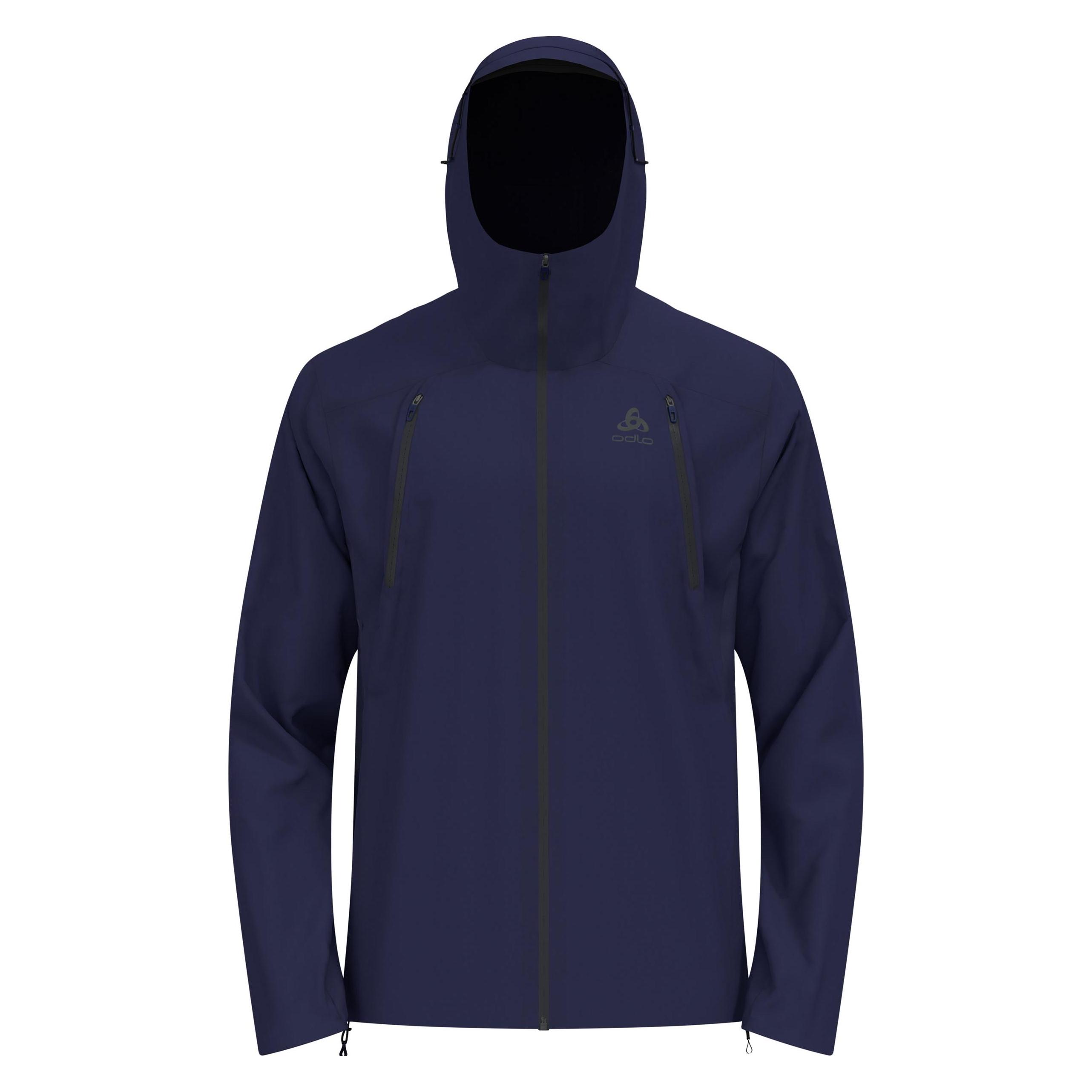Odlo Herren X-ALP WATERPROOF PRO Jacke marineblau Regenmantel (XL) (31568221120XL)