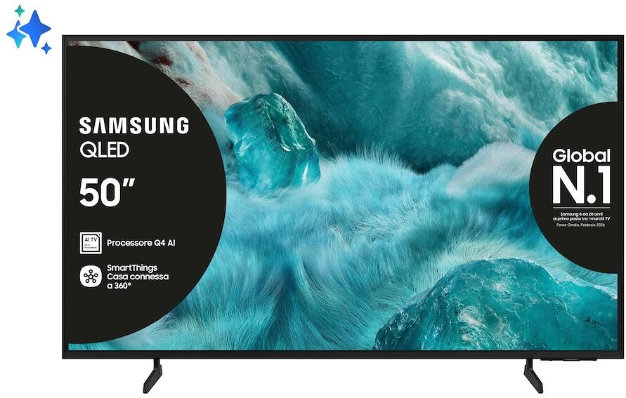 Smart TV QLED 50" Samsung QE50Q7FAAUXZT 4K Vision AI