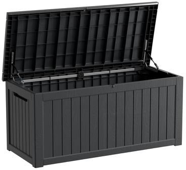 230 Gal Resin Lockable Patio Outdoor Storage Deck Box