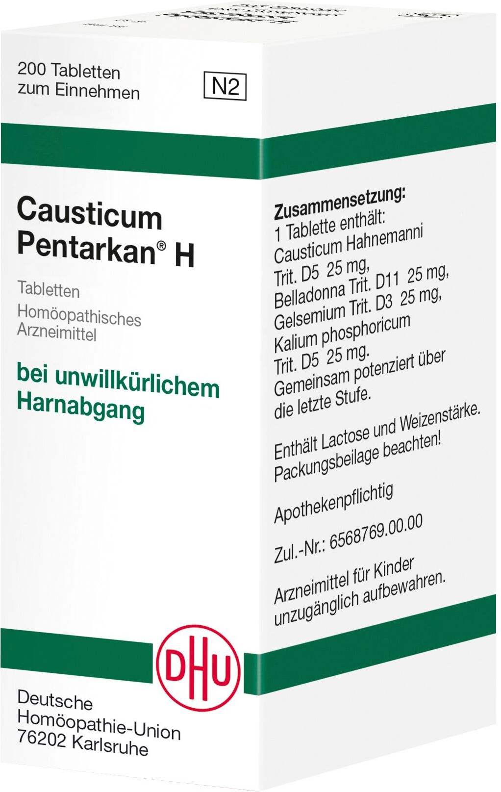DHU Causticum Pentarkan H Tabletten 200 St