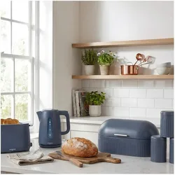 Progress BW14751 Mellow 4 Piece Countertop Set, Vorratsbehälter, Blau