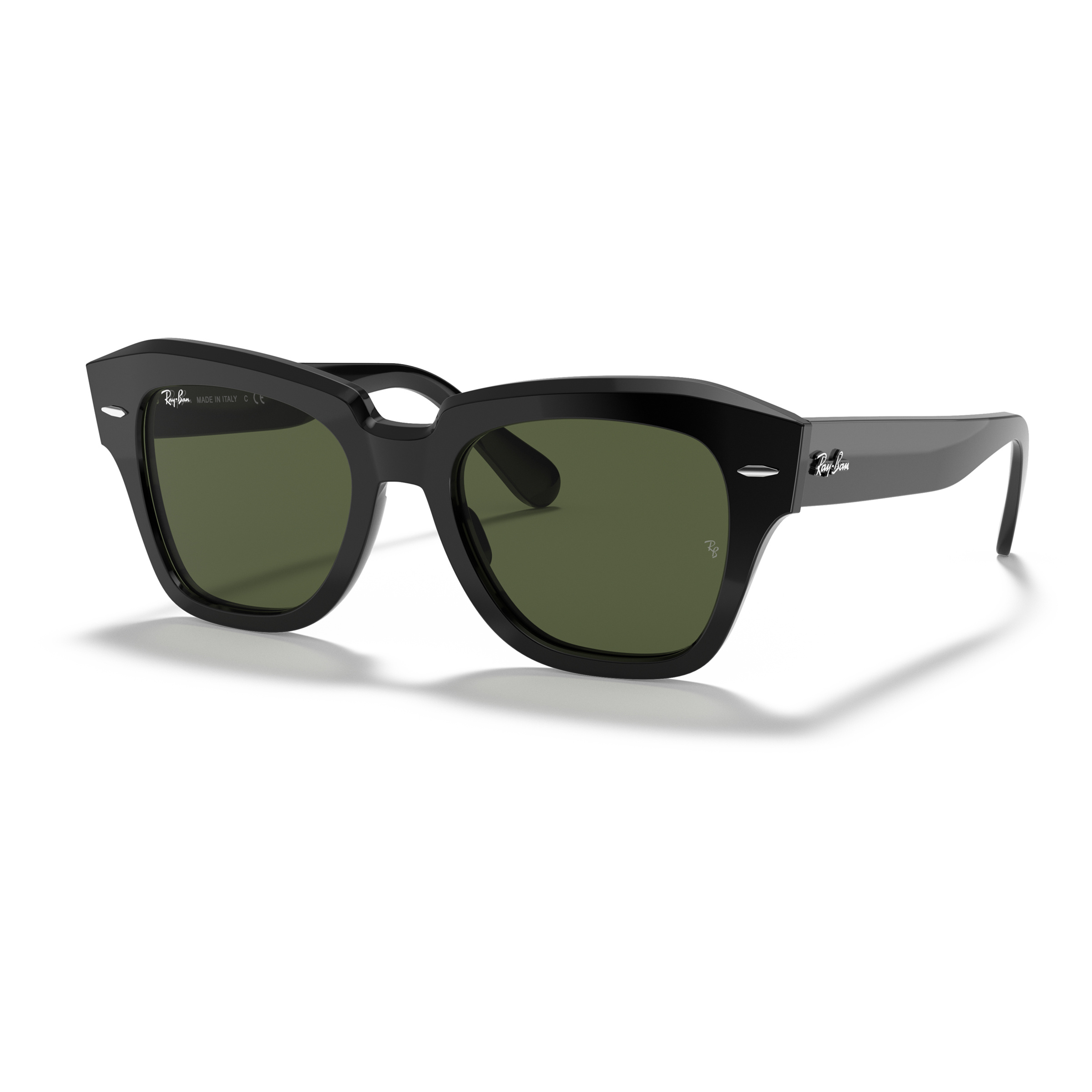 Ray Ban State Street Sonnenbrille Sonnenbrillen black-g-15 green Lifestyle