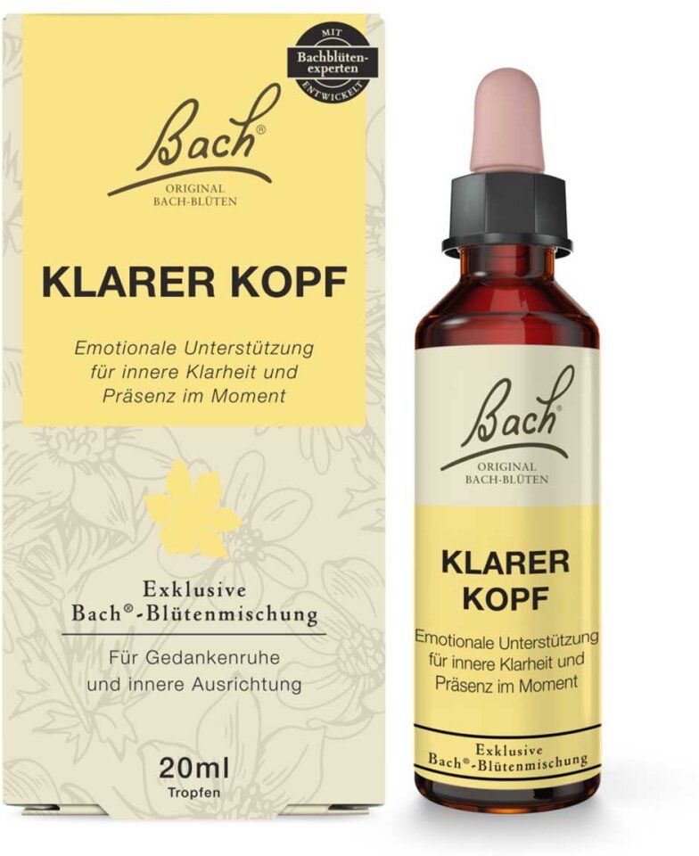 Bach RESCURA Bachblüten-Mischung Klarer Kopf Tropfen 20ml