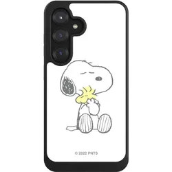 Nivocase Hülle für Samsung Galaxy S25 Handyhülle NIVOcore Case Schwarz Liebe Peanuts Snoopy (Samsung Galaxy S25), Smartphone Hülle, Schwarz