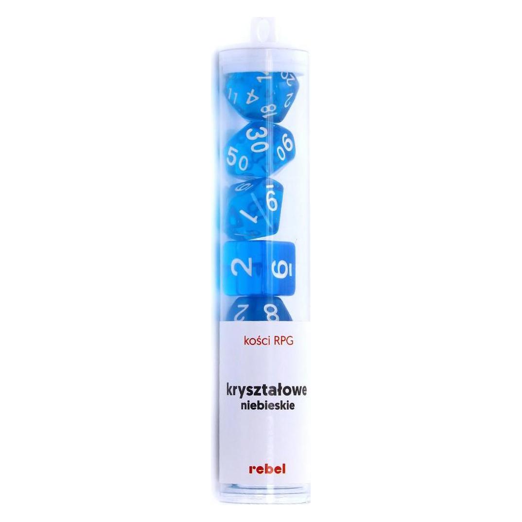 Rebel RPG Dice Set - Crystal - Mėlyna (Polnisch) (21135985)