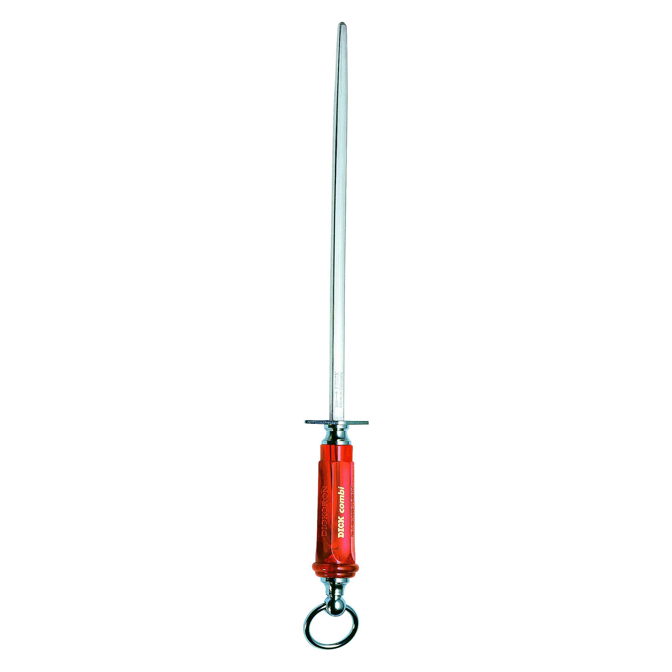 F. Dick Wetzstahl DICKORON Combi (Klingenlänge 30 cm, Wetzstahl, Schleifwerkzeug für Kochmesser, Sch (75982300)