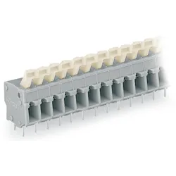 Wago 257-403 Leiterplattenklemme,Drücker,2,5 mm2,grau 257403  - 70 Stück