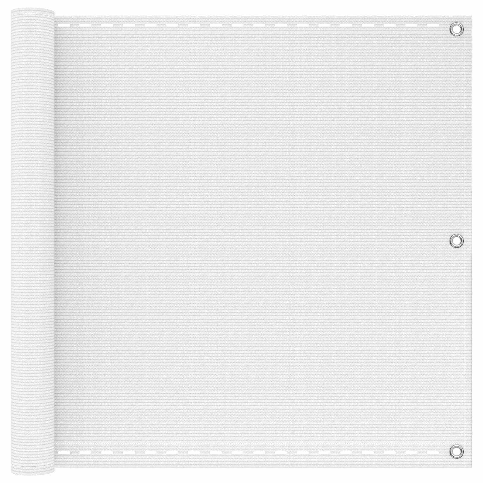 Syfax Balkonscherm Wit HDPE en Aluminium B/H: 90 x 1200 cm