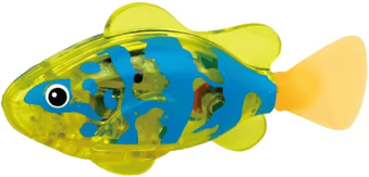 Inspire Picks LED Interactive Swimming Robot Fish Toy For Cats green
