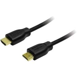 LogiLink HDMI Anschlusskabel HDMI-A Stecker, HDMI-A Stecker 15.00 m Schwarz CH0054 4K UHD HDMI-Kabel