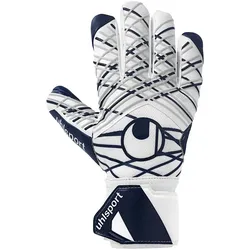 uhlsport Supersoft HN Torwarthandschuhe weiß/marine/silber 4.5