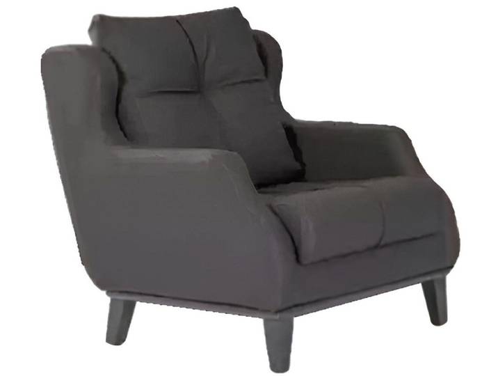 Xlmoebel Sessel Grauer Designer-Sessel im minimalistischen Stil (Sessel EAN:4067282436664(KNFLL), Hergestellt in Europa