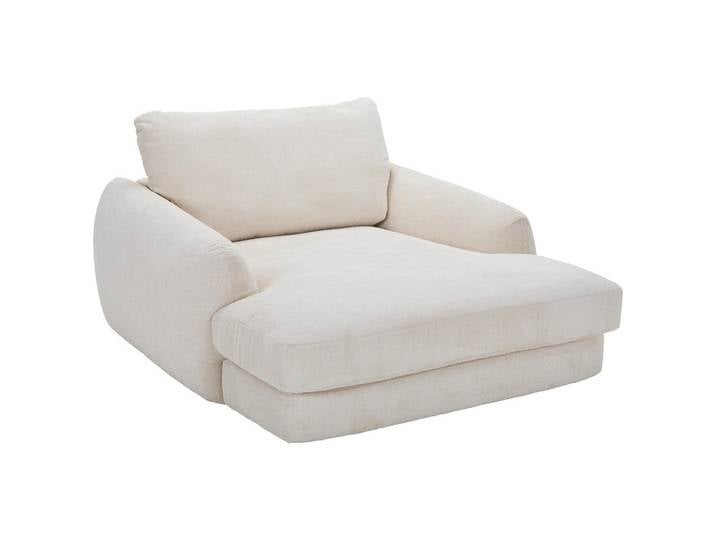 Carryhome Xxl-Sessel, Creme, Kunststoff, 132x81x158 cm, Wohnzimmer, Sessel, XXL-Sessel
