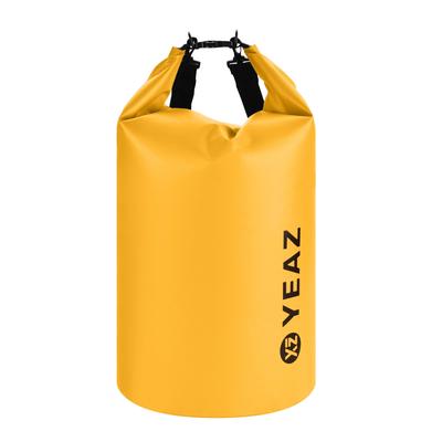 Packsack YEAZ "Wasserfester Packsack 40L ISAR", Gr. 40, gelb, Obermaterial: 100% PVC PVC., Taschen