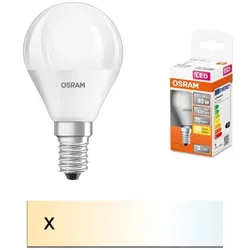 OSRAM E14 STAR weiss mattiertes LED Leuchtmittel 4,9W wie 40W warmweißes Licht