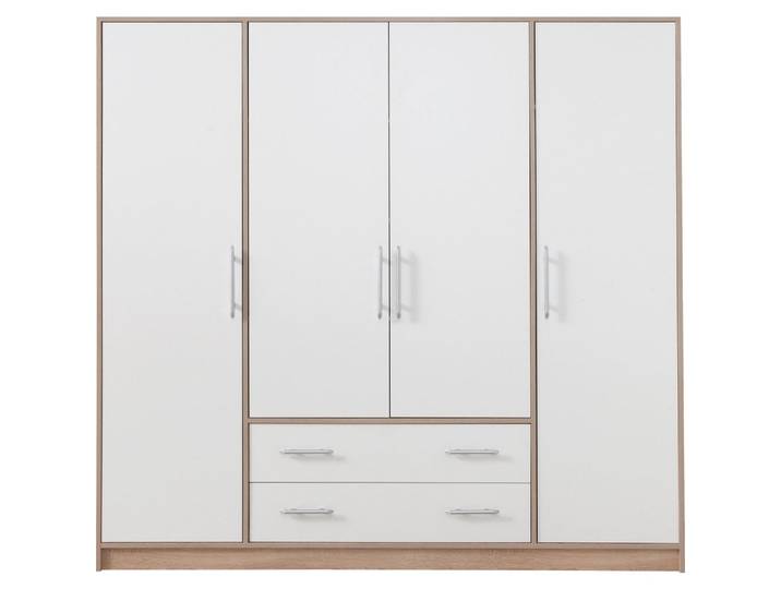 DREHTÜRENSCHRANK VANO 200/190/56cm 4-türig Weiß